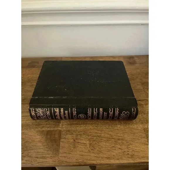 Vintage Leather Bound Book 1921 Denmark Store Nordiske Konversations Leksikon - Picture 3 of 8